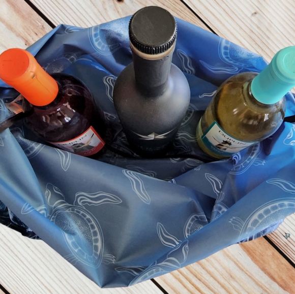 🛍️ $28 SALE 🛍️ REUSABLE 🌎 Earth-Saving Shopping Bags PENGUINS 🐧 (2 bags) - Picture 5 of 13